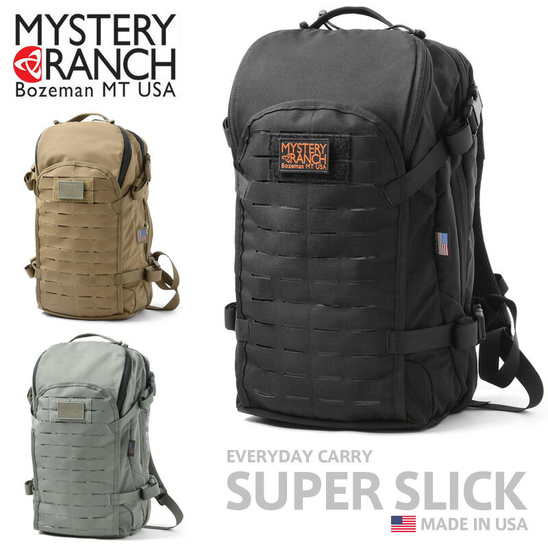 ポイント5倍！MYSTERY RANCH ミステリーランチ SUPER SLICK スーパースリック バックパック MADE IN USA 【クーポン対象外】 ブランド WIP メンズ ミリタリー バッグ 敬老の日