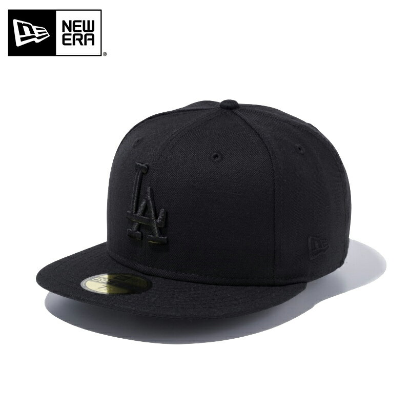 今なら10%OFF☆【メーカー取次】NEW ERA ニューエラ 59FIFTY MLB ロサンゼルス・ドジャース ブラックXブラック 13562255 キャップ【クーポン対象外】【T】 冬 福袋 WAIPER プレゼント ギフト 父の日