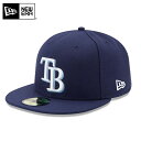 ☆【メーカー取次】NEW ERA ニューエラ 59FIFTY MLB On-Field タンパベイ・レイズ ネイビー 14524844 キャップ【クーポン対象外...
