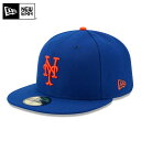 今なら10%OFF☆NEW ERA ニューエラ 59FIFTY MLB On-Field ニューヨーク・メッツ ブルー 13554988 キャップ 冬 福袋 WAIPER プレゼント ギフト