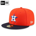 今なら10 OFF☆【メーカー取次】NEW ERA ニューエラ 59FIFTY MLB On-Field ヒューストン アストロズ オレンジXネイビー 13579559 キャップ【クーポン対象外】【T】 冬 福袋 WAIPER プレゼント ギフト