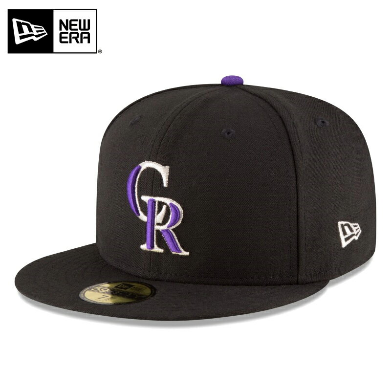 今なら10%OFF☆【メーカー取次】NEW ERA ニューエラ 59FIFTY MLB On-Field コロラド・ロッキーズ ブラック 13555003 キャップ【クーポン対象外】【T】 冬 福袋 WAIPER プレゼント ギフト 父の日