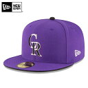 ☆【メーカー取次】NEW ERA ニューエラ 59FIFTY MLB On-Field コロラド・ロッキーズ パープル 14524884 キャップ【クーポン対象...