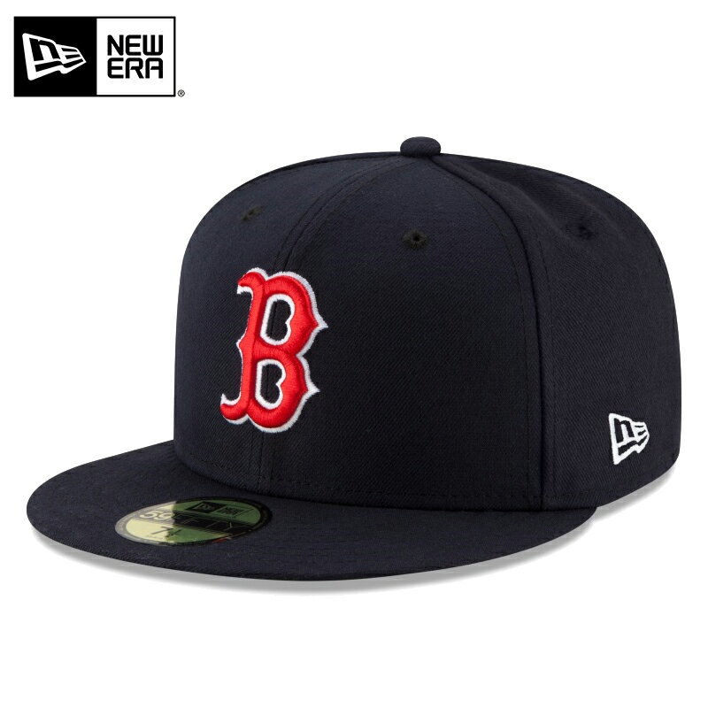 今なら10%OFF☆NEW ERA ニューエラ 59FIFTY MLB On-Field ボストン・レッドソックス ネイビー 13555014 キャップ 春 プレゼント ギフト 父の日