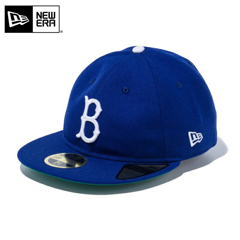 今なら10％OFF☆【メーカー取次】 NEW ERA ニューエラ Cooperstown Retro Crown 59FIFTY ブルックリン・ドジャース ダークロイヤル 12018903 キャップ / 帽子【クーポン対象外】 春 新作 プレゼント ギフト 父の日