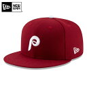 今なら10%OFF☆NEW ERA ニューエラ 59FIFTY MLB On-Field フィラデルフィア・フィリーズ カーディナル 13554982 キャップ / 帽子 冬 福袋 WAIPER プレゼント ギフト