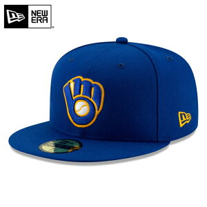 店内20%OFF◆【メーカー取次】 NEW ERA ニューエラ 59FIFTY MLB On-Field ミルウォーキー・ブルワーズ ロイヤル 12026662 キャップ キャッシュレス 5%還元【クリスマス プレゼント ギフト】