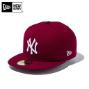 ☆【メーカー取次】NEW ERA ニューエラ 59FIFTY MLB ニューヨーク・ヤンキース カーディナルXホワイト 14525206 キャップ【クーポン対象...