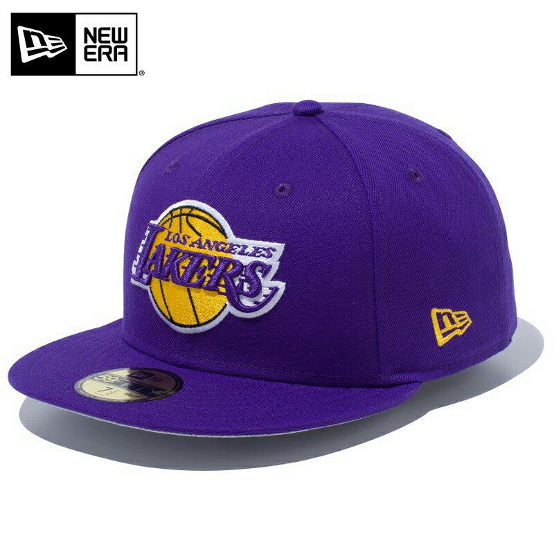 ☆【メーカー取次】NEW ERA ニューエラ 59FIFTY NBA ロサンゼルス・レイカーズ パープル 14525215 キャップ【クーポン対象外】【R】 /...