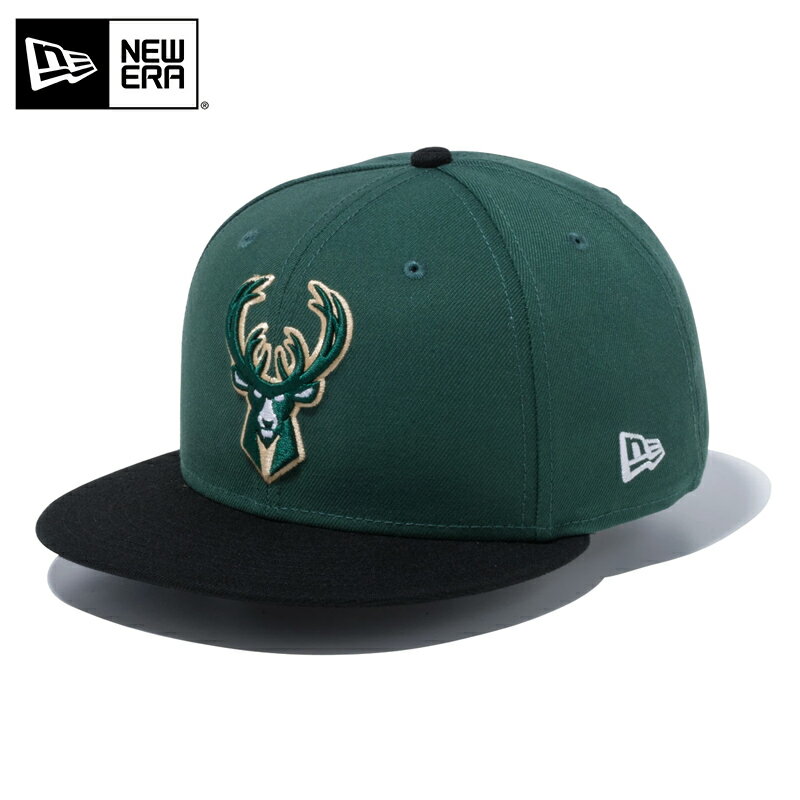 今なら10%OFF☆【メーカー取次】NEW ERA ニューエラ 9FIFTY ミルウォーキー・バックス グリーンXブラック 13562097 キャップ【クーポン対象外】【T】NBA 冬 福袋 WAIPER プレゼント ギフト 父の日