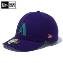 今なら10%OFF☆【メーカー取次】NEW ERA ニューエラ LP 59FIFTY クーパーズタウン アリゾナ・ダイヤモンドバックス パープル 13561971 キャップ【クーポン対象外】【T】 / メンズ レディース 帽子 ベースボールキャップ メジャーリーグ 球団 ロゴ カジュアル ストリート