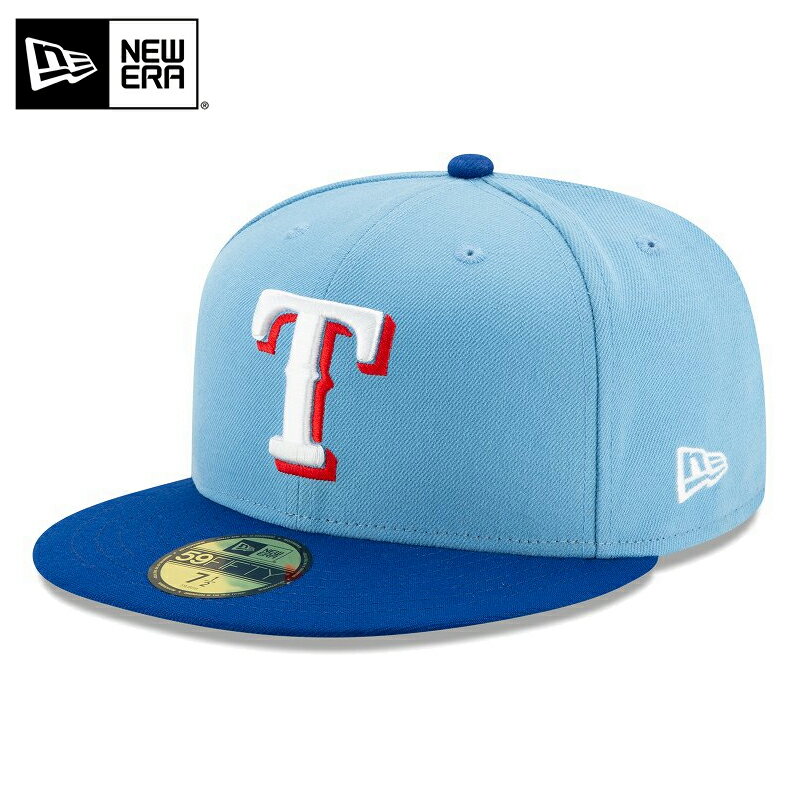 ☆【メーカー取次】NEW ERA ニューエラ 59FIFTY MLB On-Field テキサス・レンジャーズ ライトブルーXブルー 14524842 キャップ...