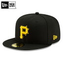 ☆【メーカー取次】NEW ERA ニューエラ 59FIFTY MLB On-Field ピッツバーグ・パイレーツ ブラック 14524905 キャップ|メンズ ...