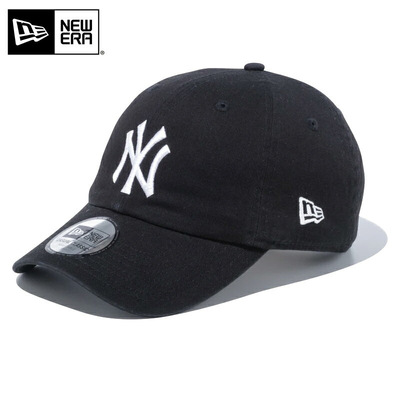 今なら10%OFF☆【メーカー取次】NEW ERA ニューエラ Casual Classic カジュアルクラシック ニューヨーク・ヤンキース ブラック 13562013 キャップ【クーポン対象外】【T】 / メンズ レディース ベースボールキャップ ハット 帽子 ブランド おしゃれ 冬 福袋 父の日