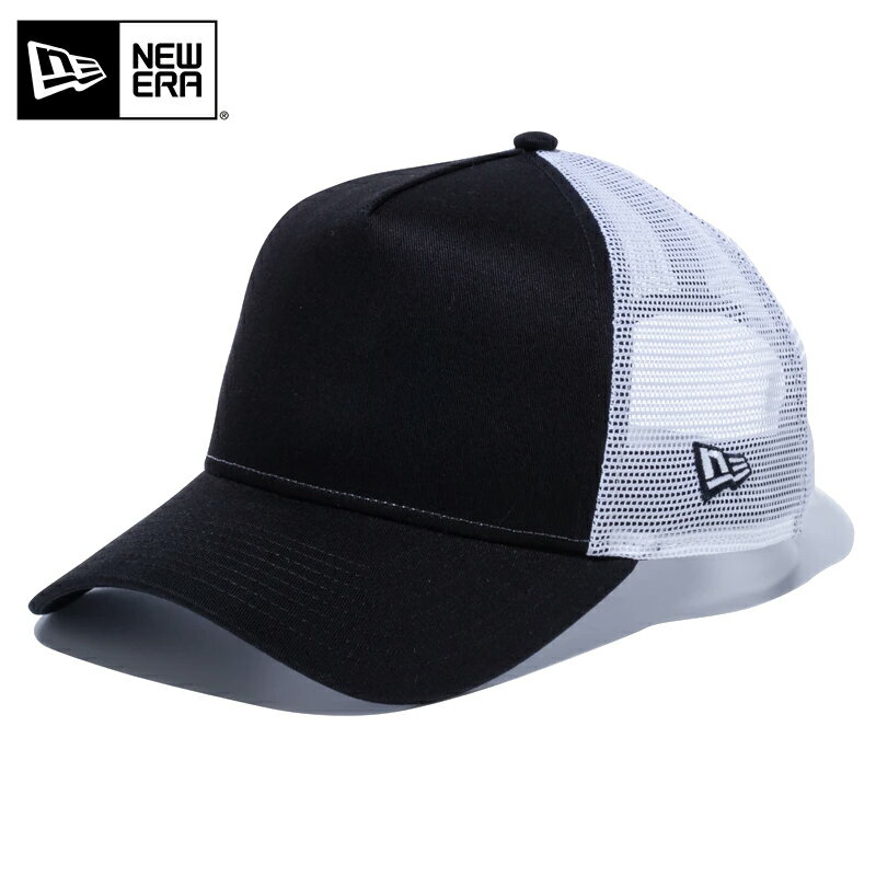 今なら10%OFF☆【メーカー取次】 NEW ERA ニューエラ 9FORTY A-Frame Trucker BASIC ベーシック ブラックXホワイト 12746880 キャップ【クーポン対象外】｜メンズ レディース ベースボールキャップ メッシュキャップ 帽子 ブランド おしゃれ ロゴ アウトドア スポーツ【T】