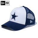 今なら10％OFF☆【メーカー取次】 NEW ERA ニューエラ 9FORTY A-Frame Trucker NFL ダラス カウボーイズ ホワイトXネイビー 12746928 キャップ【クーポン対象外】｜メンズ レディース ベースボールキャップ 帽子 ブランド おしゃれ ロゴ 刺繍 春 新作 プレゼント