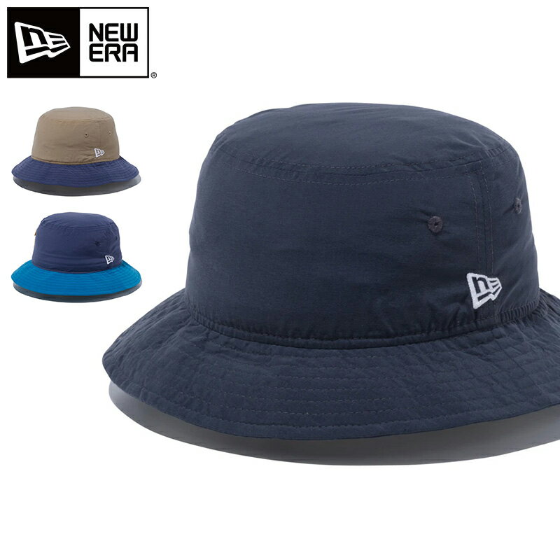 【あす楽】今なら25%OFF★NEW ERA ニューエラ NEWERA OUTDOOR BUCKET 01 POCKET バケットハット【Sx】【T】【クーポン対象外】 / メンズ レディース アウトドアハット 帽子 ロゴ ワンポイント 刺繍 ナイロン 撥水 登山 キャンプ フェス 夏 WAIPER 楽天