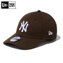☆【メーカー取次】NEW ERA ニューエラ 9FORTY ニューヨーク・ヤンキース ブラウン 14525015 キャップ 【クーポン対象外】【R】|メンズファッション アメカジ カジュアル 帽子 ベースボールキャップ メンズコーデ サイズ調整 ベルクロ ブランド 定番 ギフト