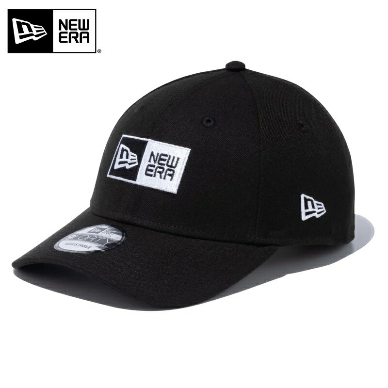 ☆【メーカー取次】NEW ERA ニューエラ 9FORTY ボックスロゴ ブラック 14525030 キャップ 【クーポン対象外】【R】|メンズファッション ア...