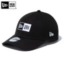 ☆【メーカー取次】NEW ERA ニューエラ 9FORTY ボックスロゴ ブラック 14525030 キャップ 【クーポン対象外】【R】|メンズファッション アメカジ 帽子 ベースボールキャップ カジュアル ベルクロ サイズ調整 型崩れ防止 クラシック シンプル ギフト