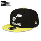 今なら10%OFF☆【メーカー取次】NEW ERA ニューエラ 9FIFTY NBA ユタ・ジャズ ブラックXイエロー 13704980 キャップ 【クーポン対象外】【T】 父の日 プレゼント ギフト