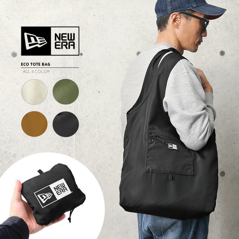 【あす楽】NEW ERA ニューエラ ECO TOTE BAG パッカブル エコトートバッグ 22L【クーポン対象外】【T】｜エコバッグ 手提げバッグ リップストップ コンパクト 大容量 ブランド プレゼント ギフト 父の日