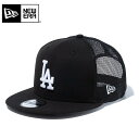 ☆【メーカー取次】NEW ERA ニューエラ 14524907 9FIFTY トラッカー ロサンゼルス・ドジャース ブラック × ホワイト キャップ【クーポン対...