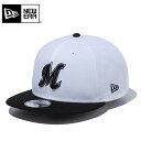 ☆【メーカー取次】NEW ERA ニューエラ 14524939 9FIFTY 千葉ロッテマリーンズ オプティックホワイト ブラックバイザー キャップ【クーポン対象外】【R】