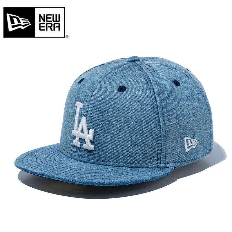 ☆【メーカー取次】NEW ERA ニューエラ 14525217 59FIFTY ロサンゼルス・ドジャース ウォッシュドデニム × ホワイトキャップ【クーポン対象...