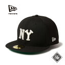 【最短即日発送】NEW ERA ニューエラ 14668136 59FIFTY ニグロリーグ ニューヨーク・ブラックヤンキース ブラック キャップ【クーポン対象外...