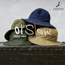 【あす楽】orSlow オアスロウ 03-001 US NAVY HAT ハット 日本製【クーポン対象外】【T】｜メンズ レディース 帽子 デニム チノ つば長め ジャングルハット カジュアル コットン 綿100% ブランド おしゃれ