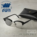 【最短即日発送】OWN オウン OW-08BK-PHGY #08 BLACK / CLEAR to GREY ブロータイプ ブラック メタルフレーム 調光レンズ...