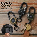 【あす楽】ROOT CO. ルート コー GMR3 GRAVITY MAG REEL 360 マグネット内蔵型リールカラビナ【T】【クーポン対象外】｜キーホルダー キーリング 鍵 ミリタリー アクセサリー タフ 伸縮 ブランド おしゃれ 秋 冬 プレゼント ギフト