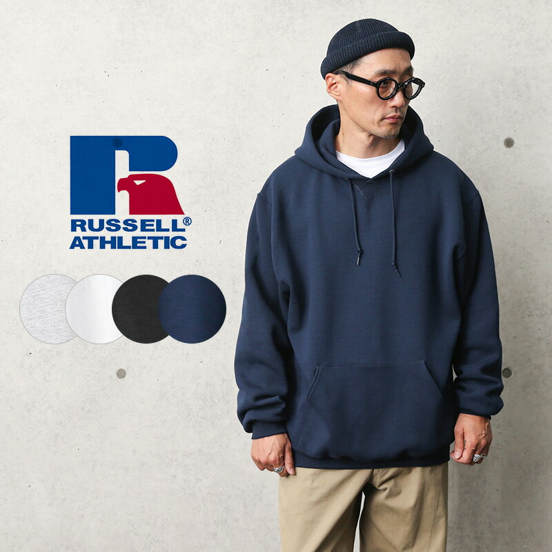 RUSSELL ラッセル 695HBM1 DRI POWER FLEECE プルオーバー スウェットパーカー｜ 無地 大きいサイズ ストリート カジュアル おしゃれ ブランド ジムウェア シンプル