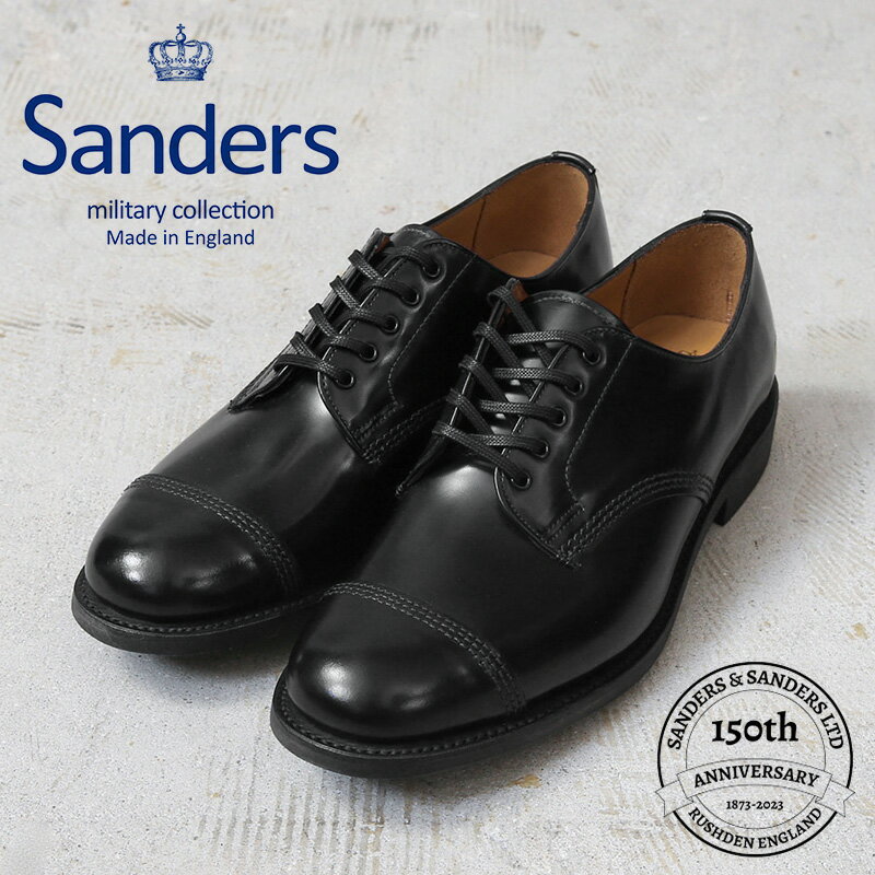 【あす楽】SANDERS サンダース MILITARY COLLECTION 1128B MILITARY DERBY SHOE ミリタリー ダービーシューズ【クーポン対象外】【T】 父の日