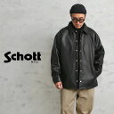 ショット 洋服 メンズ Schott ショット 3121026 シープスキン レザー コーチジャケット / レザージャケット【7823950081】【クーポン対象外】【T】｜ライダースジャケット 革ジャン 皮ジャン メンズ アウター ブランド 大きいサイズ 本革 本皮 洋革 ブラック