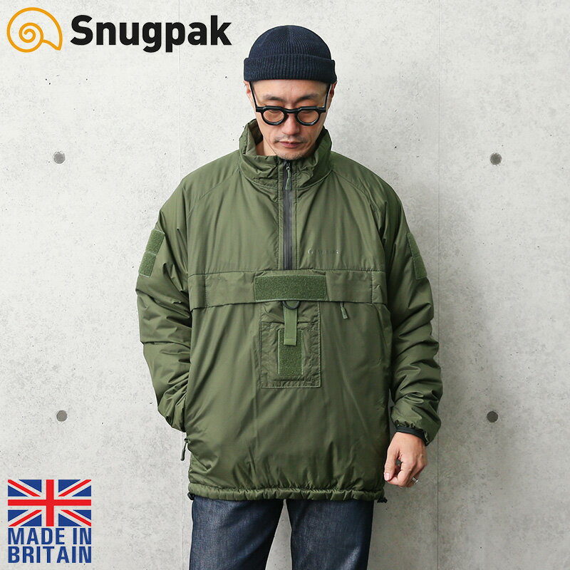 楽天ミリタリーショップWAIPER【あす楽】Snugpak スナグパック MML 3 Softie Smock ジャケット OLIVE MADE IN UK【クーポン対象外】｜ダウンジャケット ミリタリージャケット スモック メンズ アウター カジュアル アウトドア 大きいサイズ 撥水性 撥水性 防寒【T】WAIPER 送料無料 春 父の日