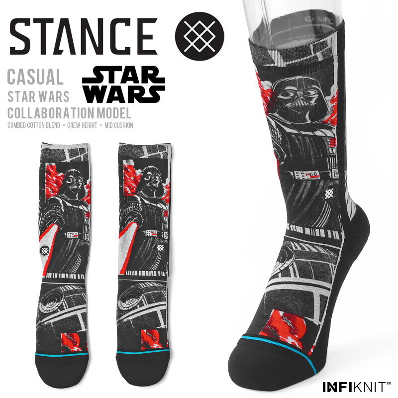 【あす楽】STANCE スタンス A545D21MAN MANGA VADER ソックス BLACK【T】【クーポン対象外】新作 WAIPER 春 プレゼント ギフト 父の日