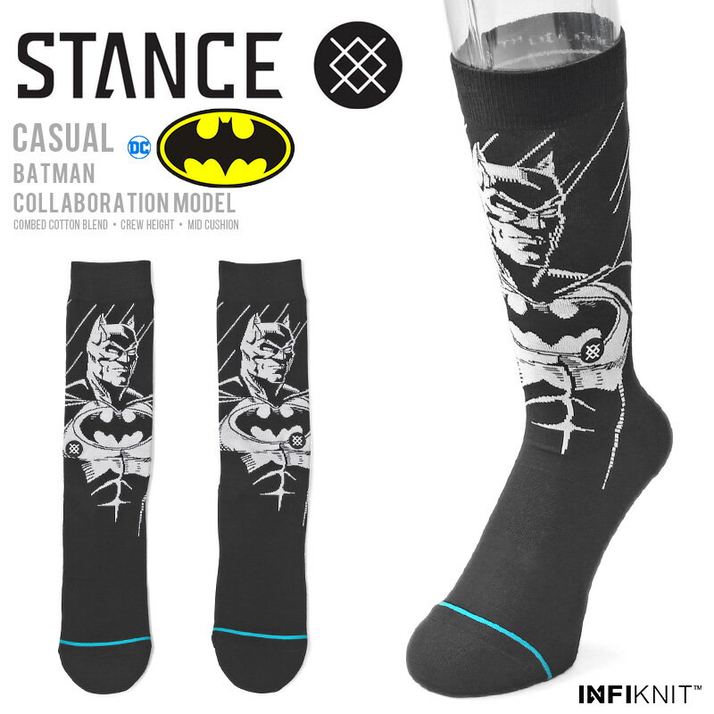 楽天ミリタリーショップWAIPER【あす楽】STANCE スタンス A545D21BAT THE BATMAN ソックス BLACK【T】【クーポン対象外】新作 WAIPER 春 プレゼント ギフト 父の日