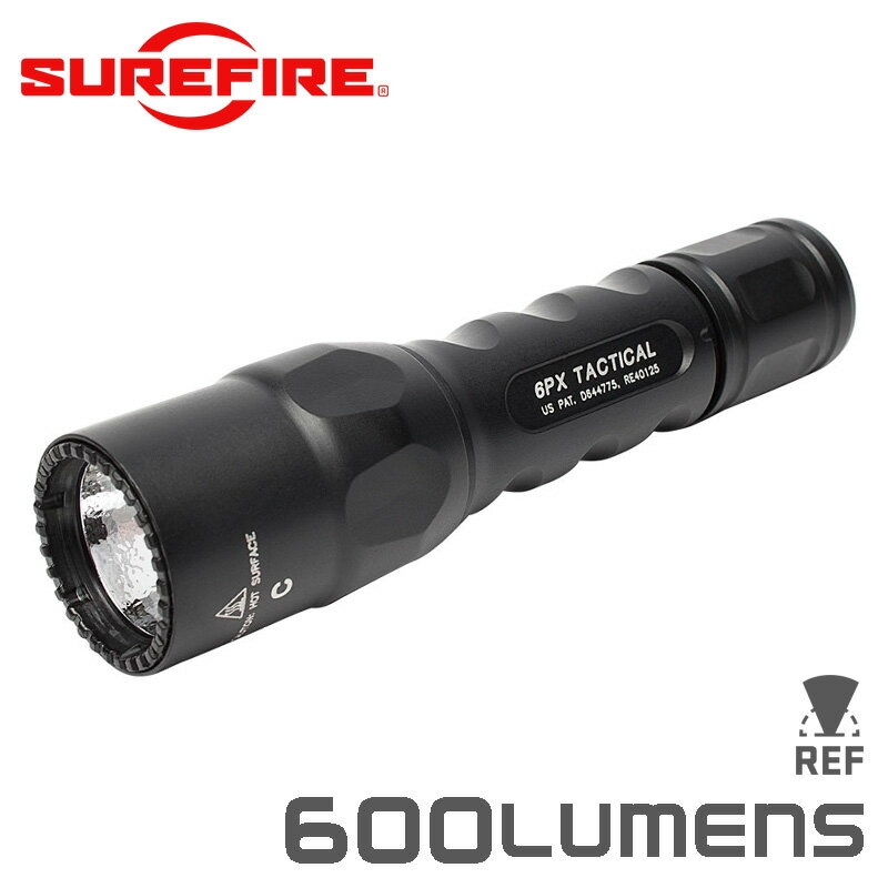 SUREFIRE シュアファイア 6PX TACTICAL Single-Output LEDフラッシュライト / 600ルーメン（6PX-C-BK）【クーポン対象外】【T】 父の日