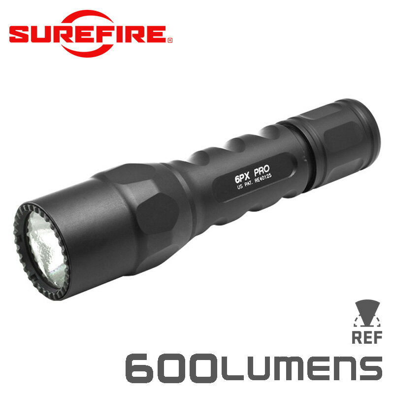 SUREFIRE シュアファイア 6PX PRO Dual-Output LEDフラッシュライト / 600ルーメン（6PX-D-BK）【クーポン対象外】 送料無料 【T】 WAIPER 楽天 父の日