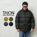【最短即日発送】クーポンで最大18%OFF★TAION タイオン TAION-102VZMT MOUNTAIN LINE パッカブル ボリューム ダウンジャケッ...