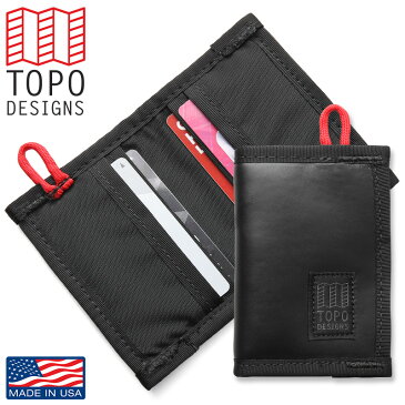 クーポンで最大15%OFF！【あす楽】TOPO DESIGNS トポデザイン BI-FOLD レザーウォレット - MADE IN USA / メンズ レディース お財布 二つ折り財布 お札入れ カード入れ アウトドア ミリタリー レジャー キャンプ トラベル 旅行 春 父の日