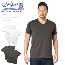Velva Sheen ベルバシーン 160922 S/S Vネック ポケットTシャツ 2枚組 メンズ ミリタリー ミリタリーシャツ アウトドアブランド【T】【クーポン対象外】WAIPER プレゼント ギフト