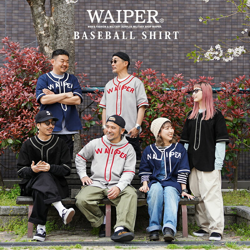    BASEBALL SHIRT x[X{[Vc WAIPER.inc WP1045  N[|ΏۊO  T  ̓