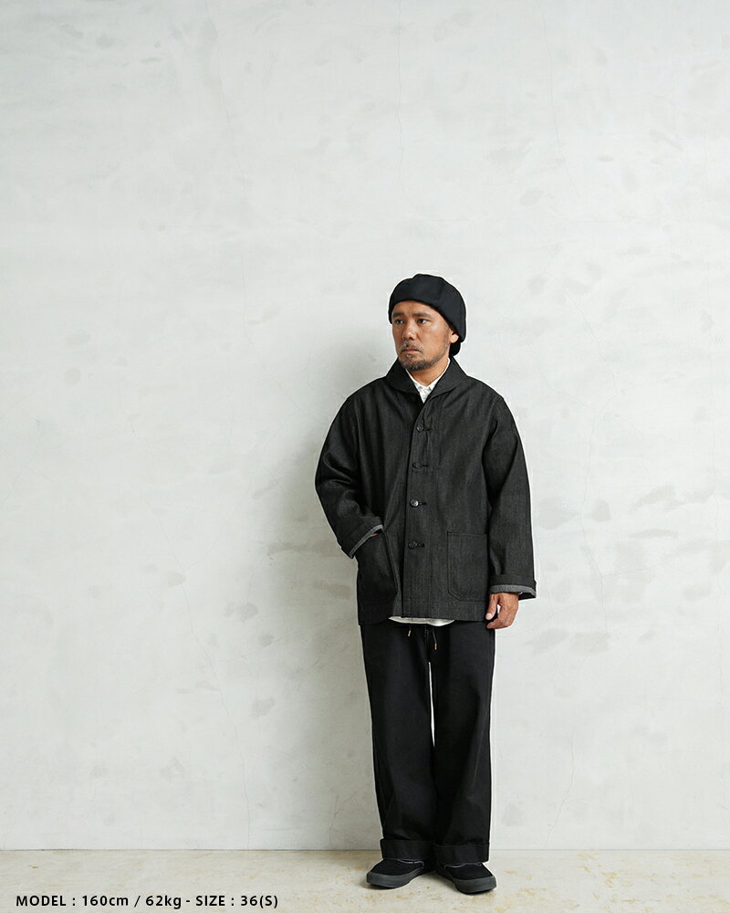 【最短即日発送】WAIPER.inc 米軍 1940's U.S.NAVY M-43 デニムショールカラージャケット MADE OF”KAIHARA DENIM”【WP1038】【T】【クーポン対象外】｜メンズ アウター 大きいサイズ 大人 カジュアル Gジャン ジージャン ブランド おしゃれ auc-waiper-10217992 ミリタリーショップWAIPER サンプル画像2