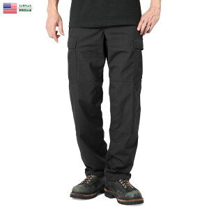 実物 新品 デッドストック 米軍 ブラック リップストップカーゴパンツ BLACK357 / メンズ レディース ボトムス ミリタリーパンツ ビッグサイズ 大きいサイズ 軍放出品 軍モノ 衣装 ダンス ステージ【クーポン対象外】 送料無料 バレンタイン