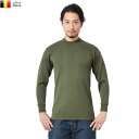実物 新品 デッドストック ベルギー軍 スウェットシャツ OD / メンズ レディース トップス トレーナー ミリタリーシャツ ビッグサイズ 大きいサイズ オリーブ 軍放出品 軍モノ【クーポン対象外】【I】夏 WAIPER 春 プレゼント ギフト