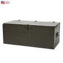 実物 USED 米軍 G.I. フットロッカー ウッドボックス【個別送料160】【クーポン対象外】【T】ギフト|収納ボックス 木箱 ミリタリー 米軍放出 インテ...