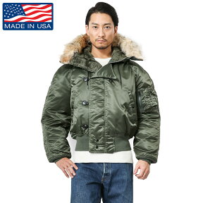 【あす楽】CORINTH MFG CO コリンズ MADE IN USA N-2Bフライトジャケット SAGE GREEN【クーポン対象外】/ メンズ レディース カジュアル アウター ミリタリージャケット ブルゾン 大きいサイズ ビッグシルエット デッドストック【T】WAIPER 送料無料 春